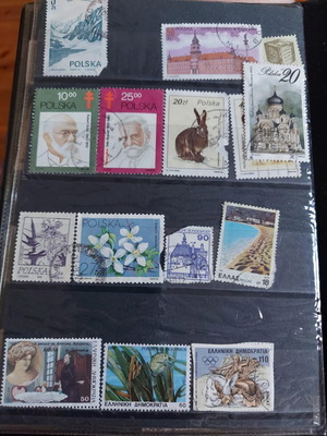 Greek and foreign stamps used, 1970s-90s, 100-150 pcs