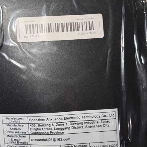 Tablet case for Xiaomi Pad 5 and Pad 5 Pro new, black