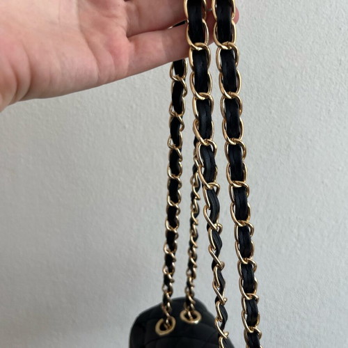 Bag-All crossbody bag black with gold details new