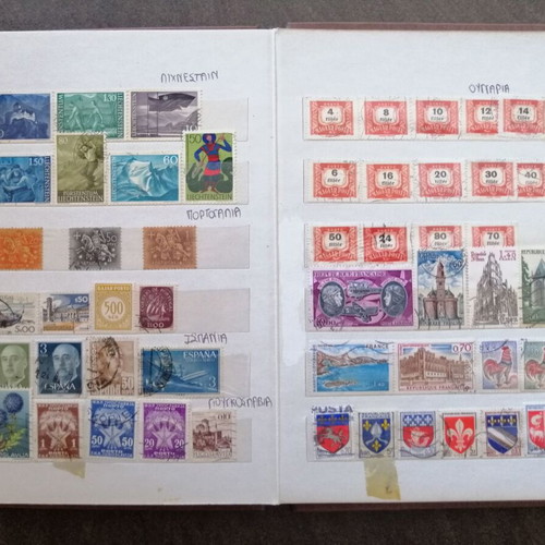 European Stamp Collection used with Thematic Series