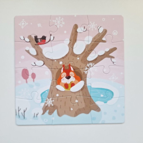 Dodo Toys 4-in-1 Children's Puzzle "Four Seasons" like new