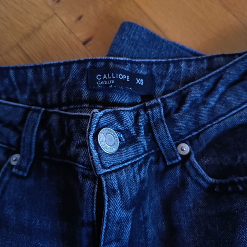 Calliope women's jeans like new, dark gray and black