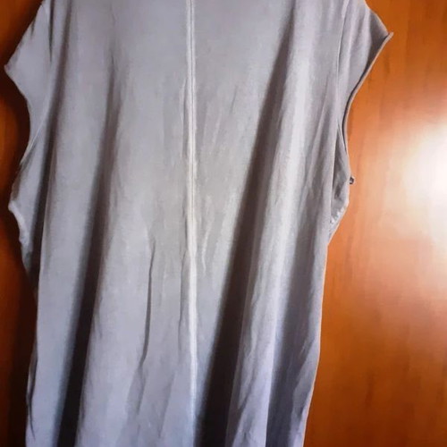 Olive blouse long loose size L like new