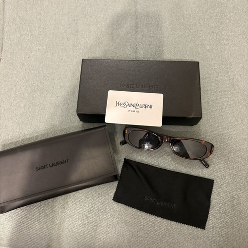 Saint Laurent SL 557 Shade 002 sunglasses new, brown