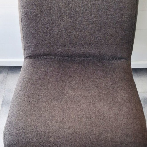 Kitchen chairs, set of 2, metal frame