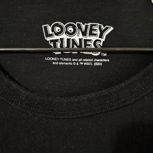 Ανδρικό T shirt Looney Tunes Jack & Jones Large σαν καινούργιο, μαύρο