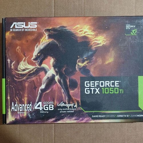 Asus GTX 1050 Ti Cerberus box used, only the box