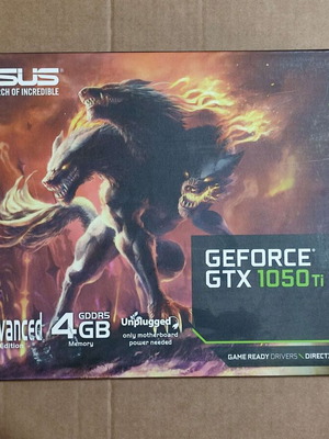 Κουτί Asus GTX 1050 Ti Cerberus μεταχειρισμένο, μόνο το κουτί