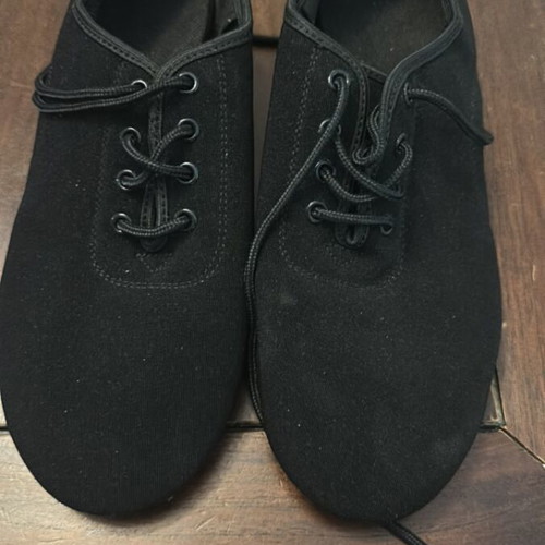 Latin dance shoes size 38 black like new