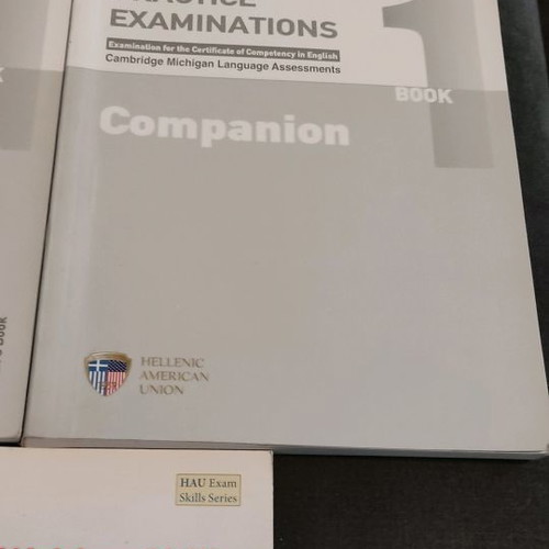 English books used, pack of 4, with notes