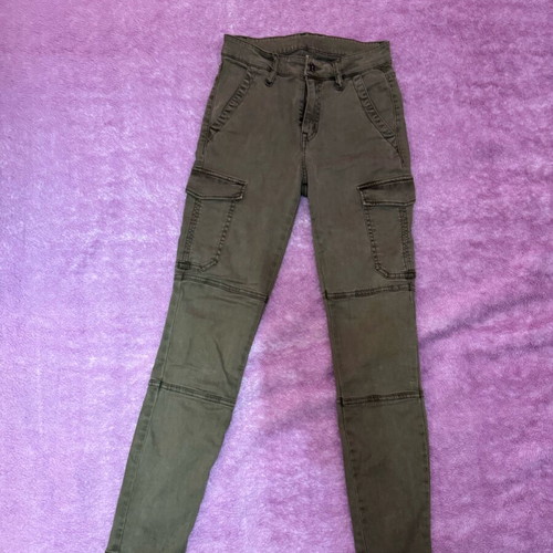 Men's cargo pants used, elastic, size w27-w30