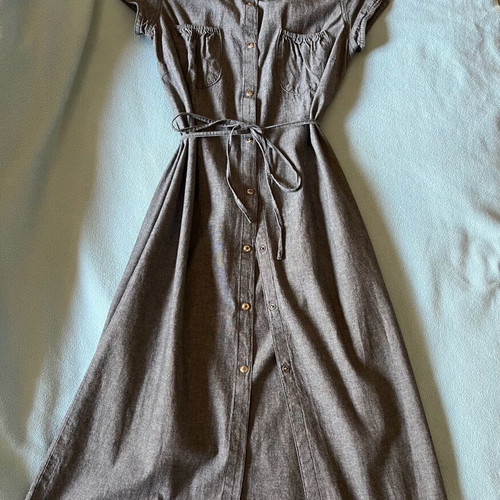 Big Star women's dress 100% cotton, size S, grey