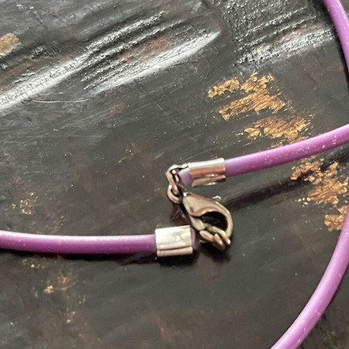 Necklace rose new, red and purple