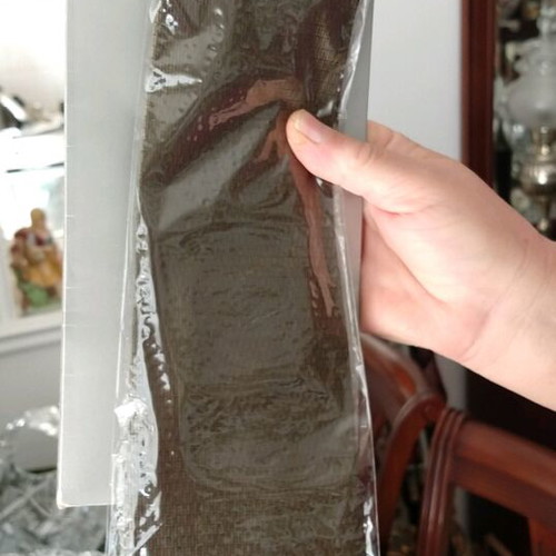 Silk tie new in olive and brown colors