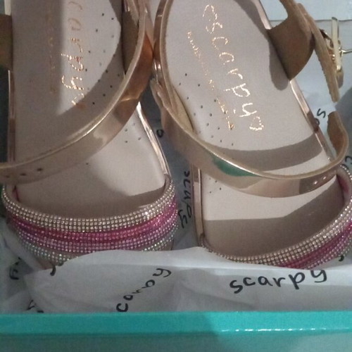 Scarpy children's sandals like new, size 26, multicolor