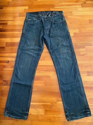 Τζιν Fox Denim μεταχειρισμένο, μπλε σκούρο, μέγεθος 32