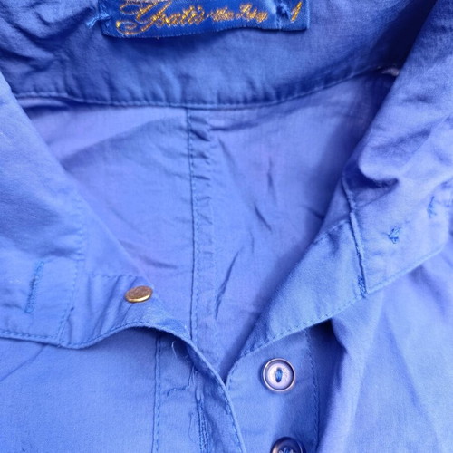 Ysatis Y2K shirt mid-length blue small like new