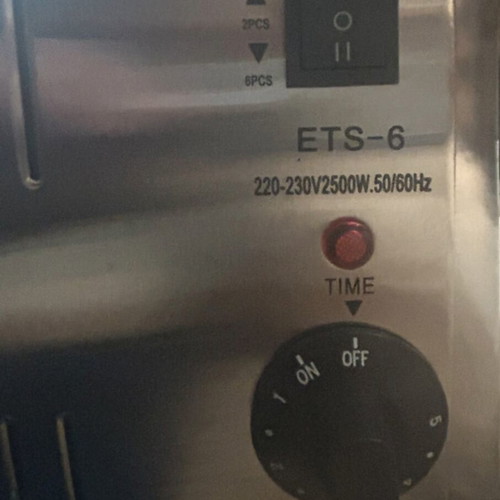 Electric Toaster 6-Slot 2.5kW Stainless Steel