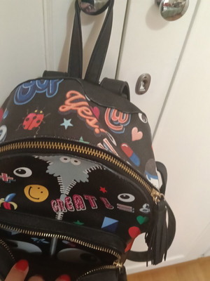 Backpack like new, colorful design