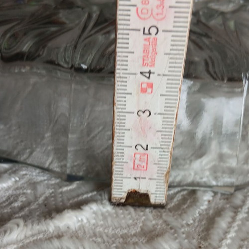 Glass serving platter for nuts like new
