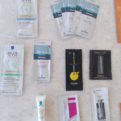 Skincare samples new, assorted box