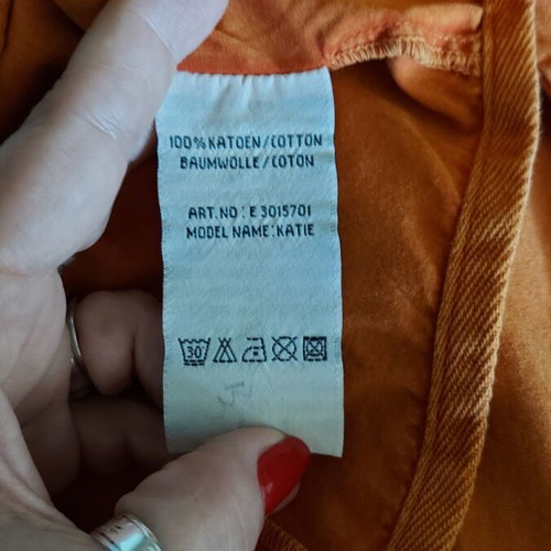 Garcia vintage πορτοκαλί πουκάμισο denim, M-L