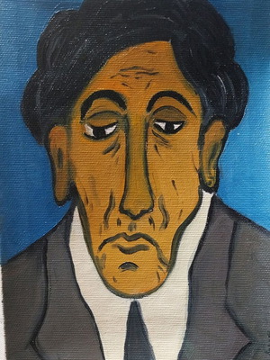 Kavafis oil painting on canvas new 20×30cm