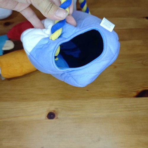Banana Boat Dog Toy Set with Crinkle Papers and Squeakers, New