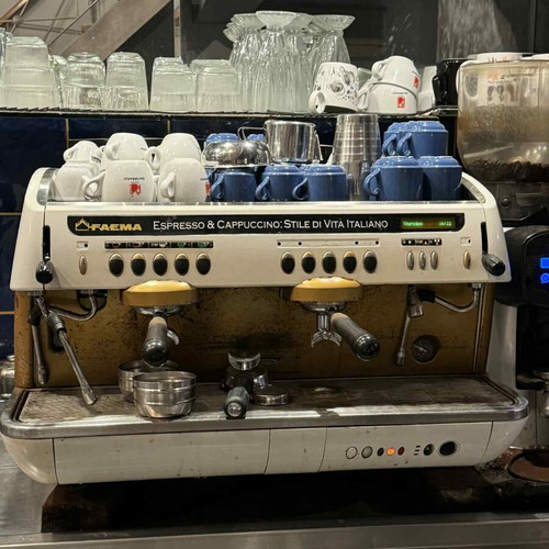 Cunill professional grinder with FAEMA machine used