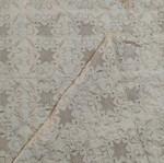 Vintage large square tablecloth