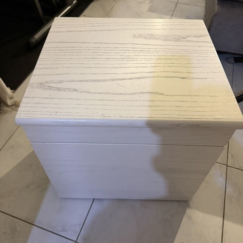 White nightstands, set of 2