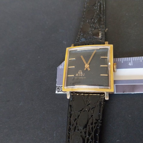 RIGI men's mechanical watch NOS, Swiss, elegant