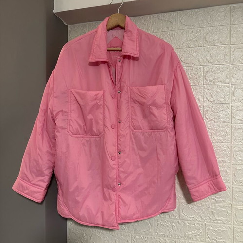 Zara thin pink jacket like new, women's small 13-14