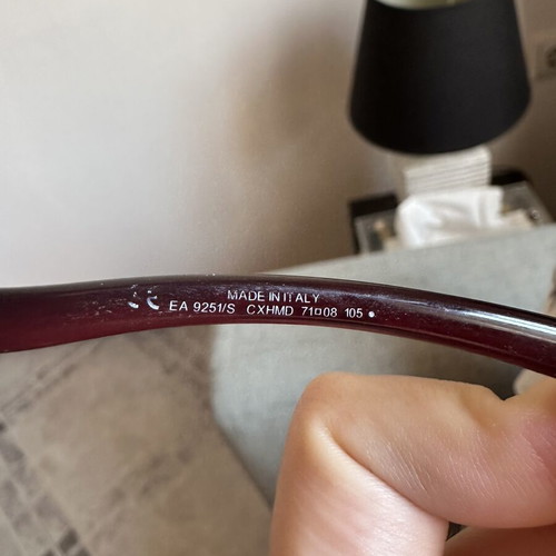Armani Exchange vintage sunglasses, red