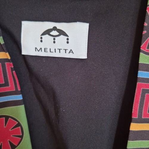 Melitta colorful top and midi kimono