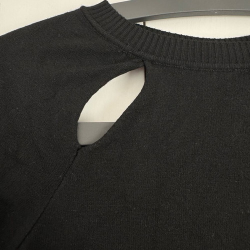 Lost Ink long-sleeve blouse new, black, size M