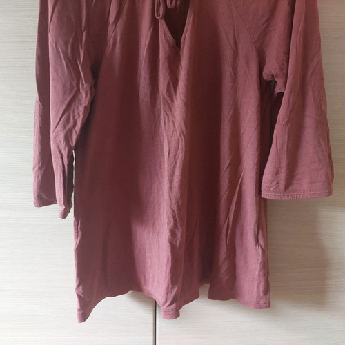 Esprit women's tshirt brick red size Large used