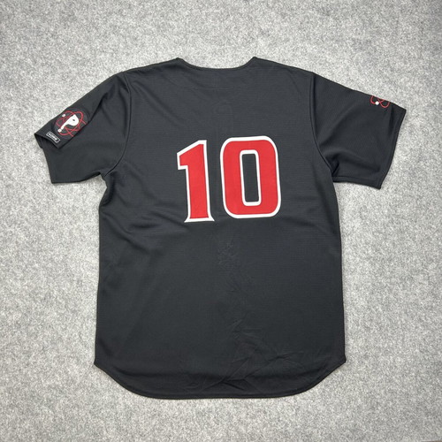 Albuquerque Isotopes Baseball Jersey #10 used, black gray Kobe