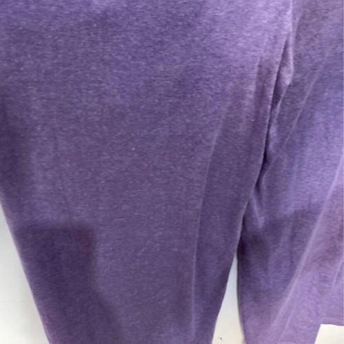 One-piece terry jumpsuit with zipper and hood, refurbished, purple