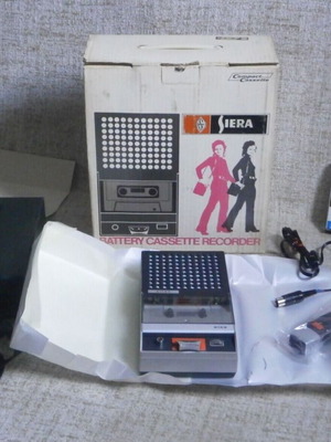 Siera Battery Compact Cassette Player Tape Recorder Καινούργιο με κουτί