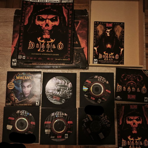 Diablo 1 and 2 Lord of Destruction PC games like new