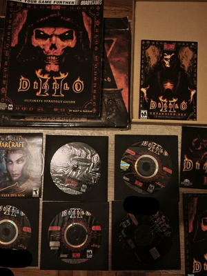 Diablo 1 and 2 Lord of Destruction PC games like new