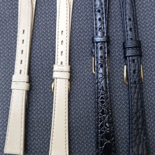 Leather watch straps set of 8 size 12 new