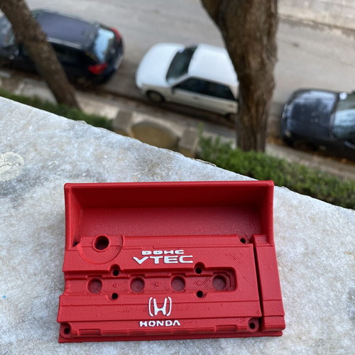 Honda B16 DOHC VTEC Card Holder hand-painted, 3D printed