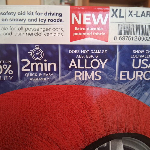 New snow covers for car