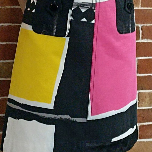 Kenzo women's skirt like new, colorful print, size L