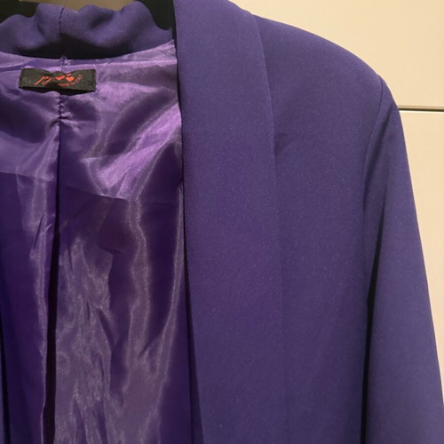 Purple jacket one size like new