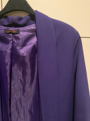 Purple jacket one size like new