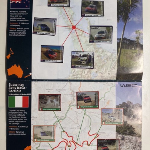 WRC Sticker Album used