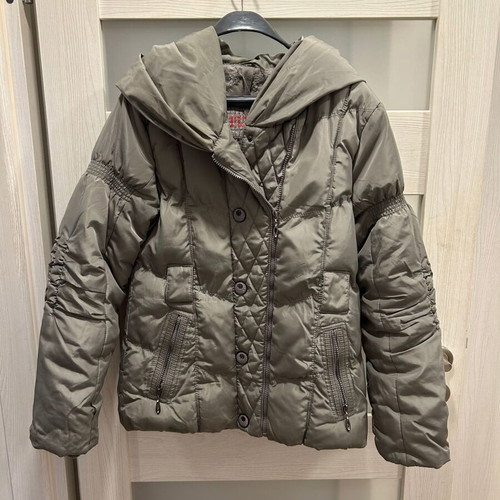 F& Y warm women's winter jacket, gray, size L